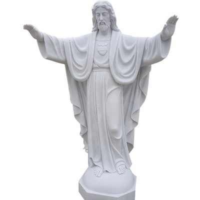 Customizable Life Size Jesus Marble Stone Religious Catholic Jesus Statue