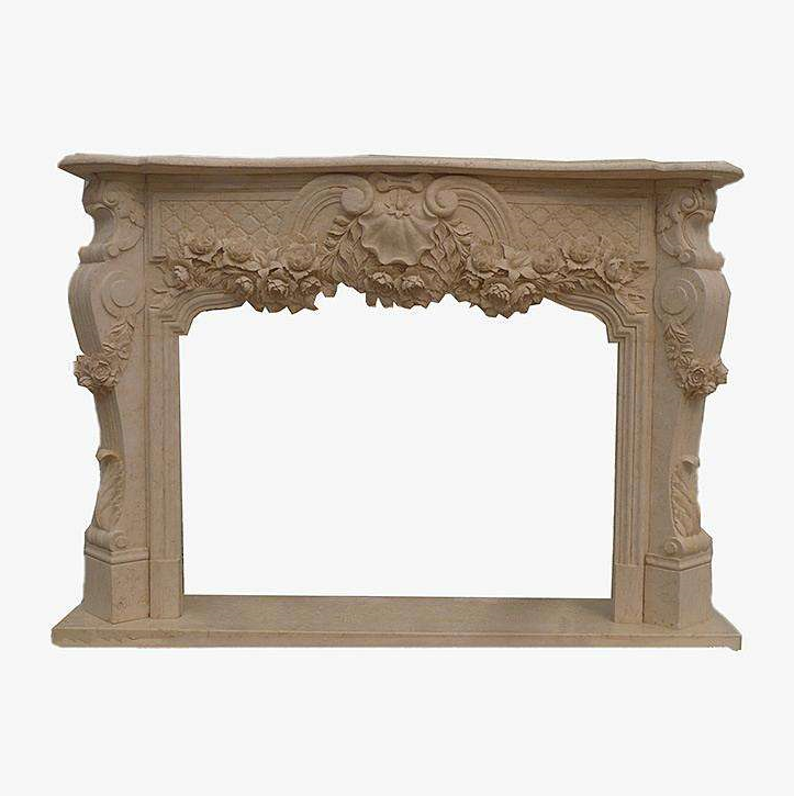 Sale modern design carved fireplace marble floor mantle indoor fireplace white marble fireplace