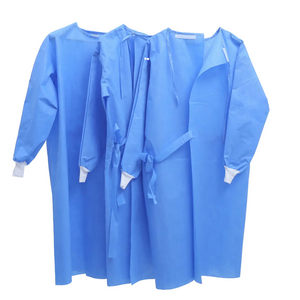 Standard Hospital SMS Surgical gown Medical Disposable Waterproof Gown sterile