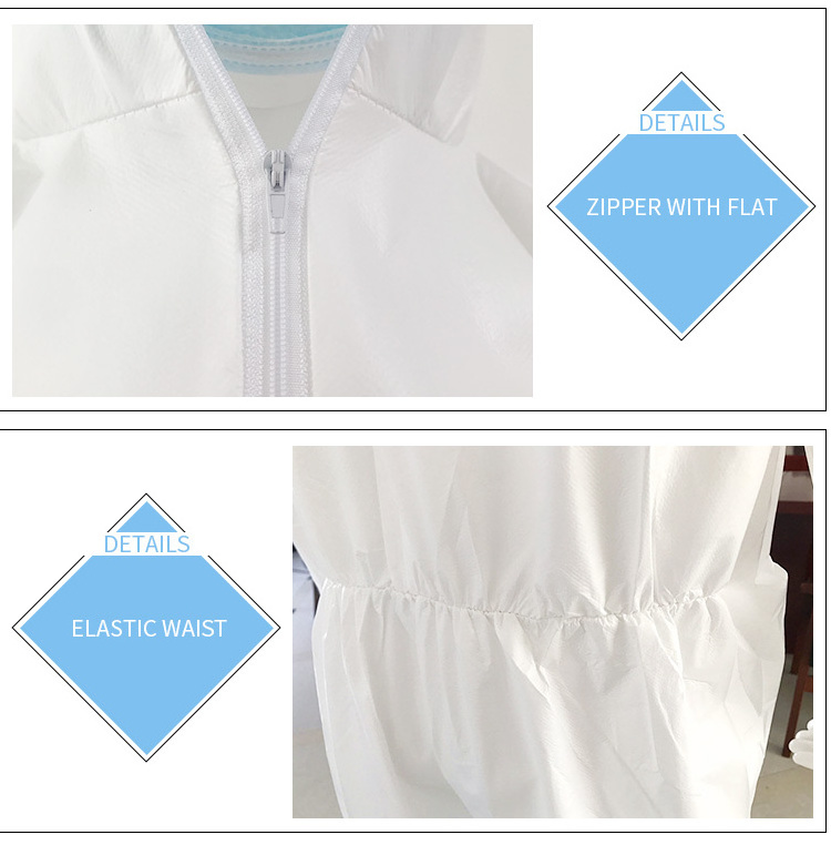 PPE set Disposable microporous workwear Overoles Buzos desechables overalls Protective clothing overol