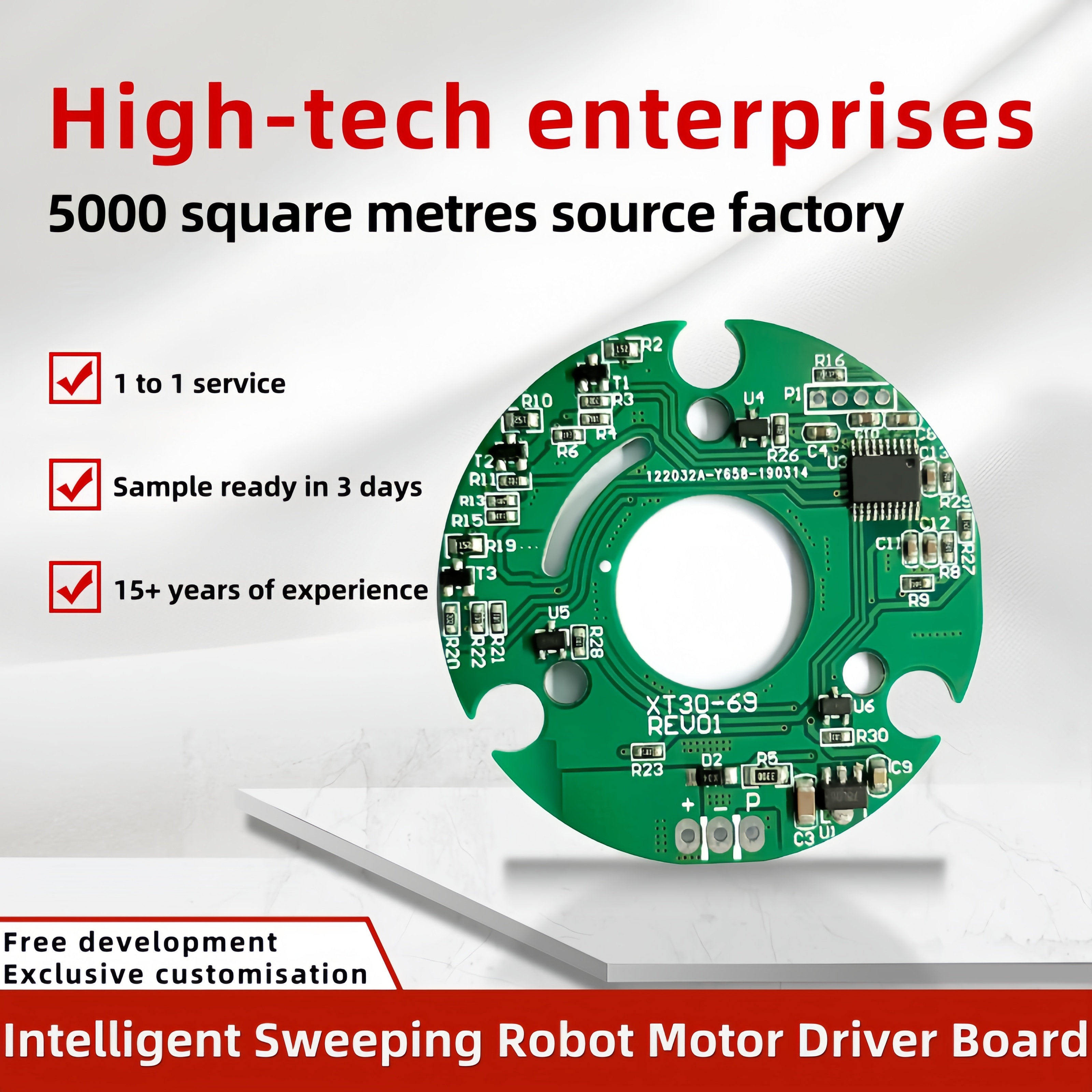 Intelligent Sweeping Robot Motor Driver Board PCBA Solution Development Sweeper Brushless Controller Circuit Boards