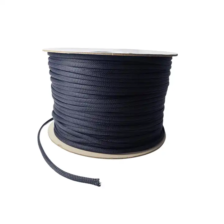 2mm~70mm diameter Custom PET Expandable Braided Insulation Protection Cable Sleeve For Electric Wire 6mm 8mm 10mm 20mm 30mm...