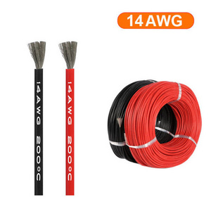 DDP high quality 14AWG flexible silicone wire Copper Electric Silicone Wire Cable wires