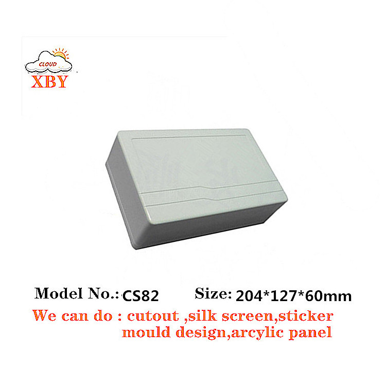 204*127*60mm Oem Electronics Pcb Outdoor Abs Junction Box Small Plastic Wall Mount Enclosures CS82