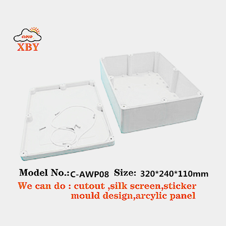 Injection Electronic Outdoor Box 320*240*110mm IP65 waterproof  Enclosure C-AWP08 PCB casing