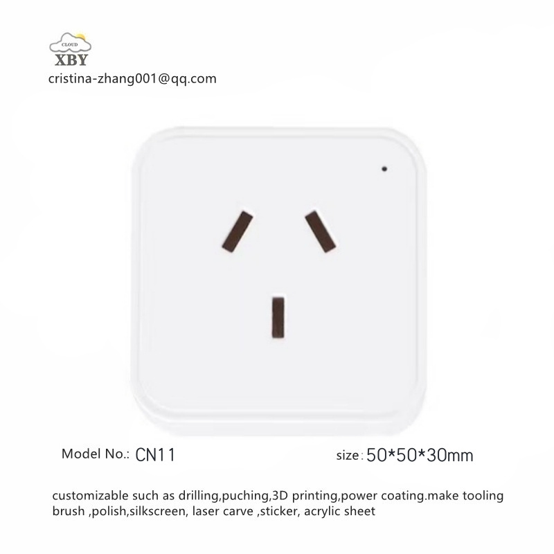 Australia Standard wifi plug socket enclosure plastic housing CN11 junctions box 50*50*30mm roulter shell iot project factory