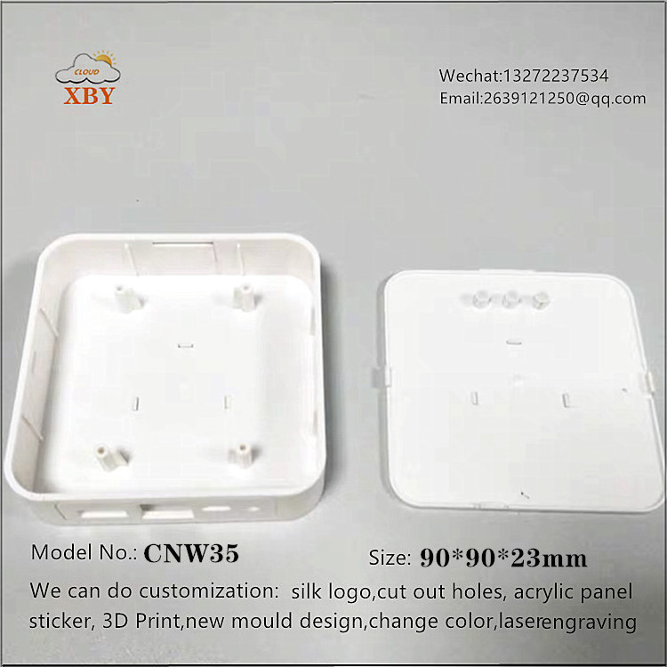 90*90*23mm plastic electronics Remote Control Network enclosure switch box CNW35 XBY COMPANY