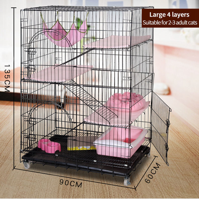 Hot sale cat cages collapsable carriers cage veterinary