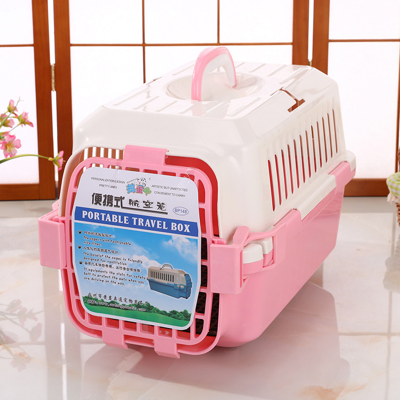 Wholesale new design pet air box cat and dog carrier car multi-functional portable pet cage carriers