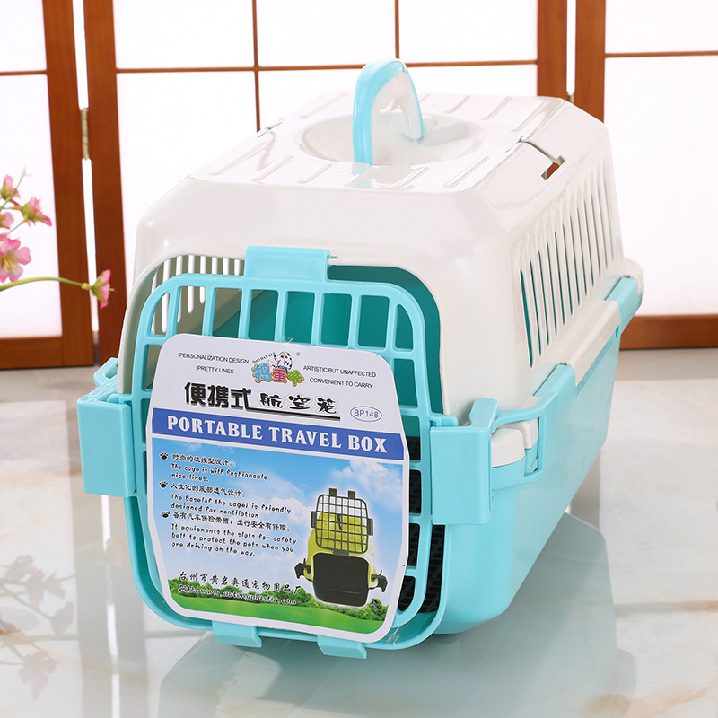 Wholesale new design pet air box cat and dog carrier car multi-functional portable pet cage carriers