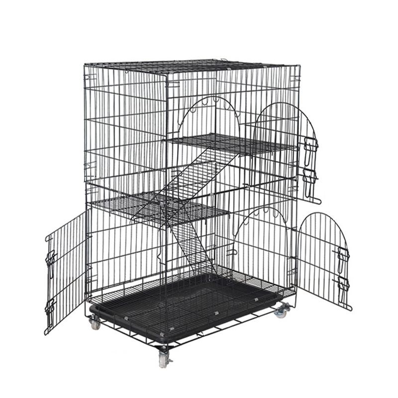 Hot sale cat cages collapsable carriers cage veterinary