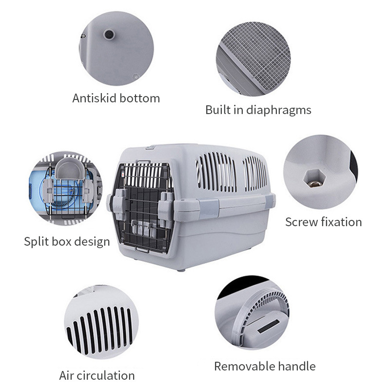 cheap dog cages crates  cat cage  kennel,luxury small dog plastic transport airline cat  pet travel carrier