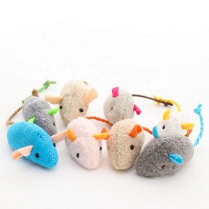 Pet Products New Style Wholesale Plush Simulation  Mouse Interactive Catnip Toys For Cat