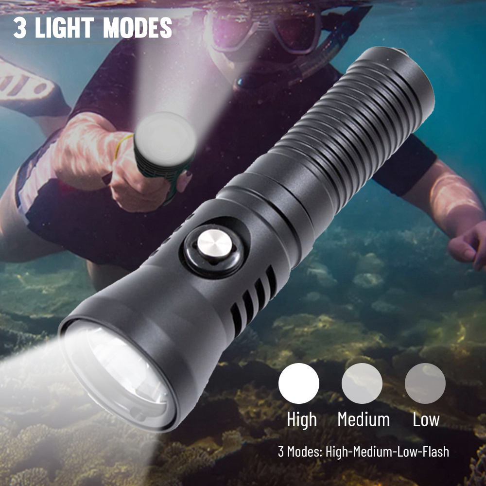 Asafee DT11 2024 New Diving Scuba Flashlight XPL Led 1200Lumens Diver Lamp Aluminum alloy Underwater Portable Dive Torch