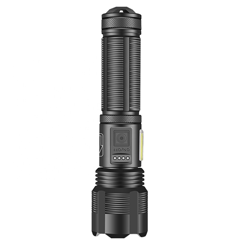 Asafee XHP50 COB LED Flash light Outdoor Zoom Night Reading Professional Flashlight 18650 26650 Rechargeable Flashlight Torch