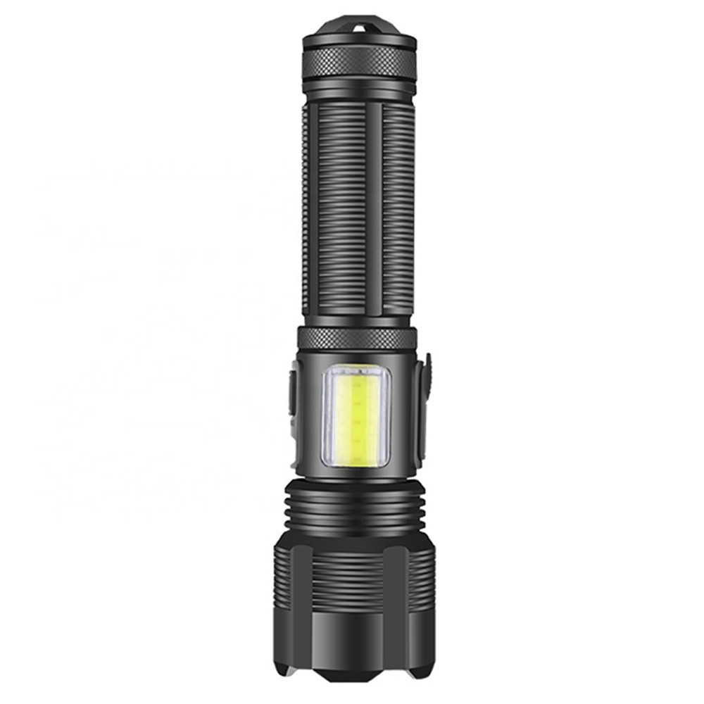 Asafee XHP50 COB LED Flash light Outdoor Zoom Night Reading Professional Flashlight 18650 26650 Rechargeable Flashlight Torch