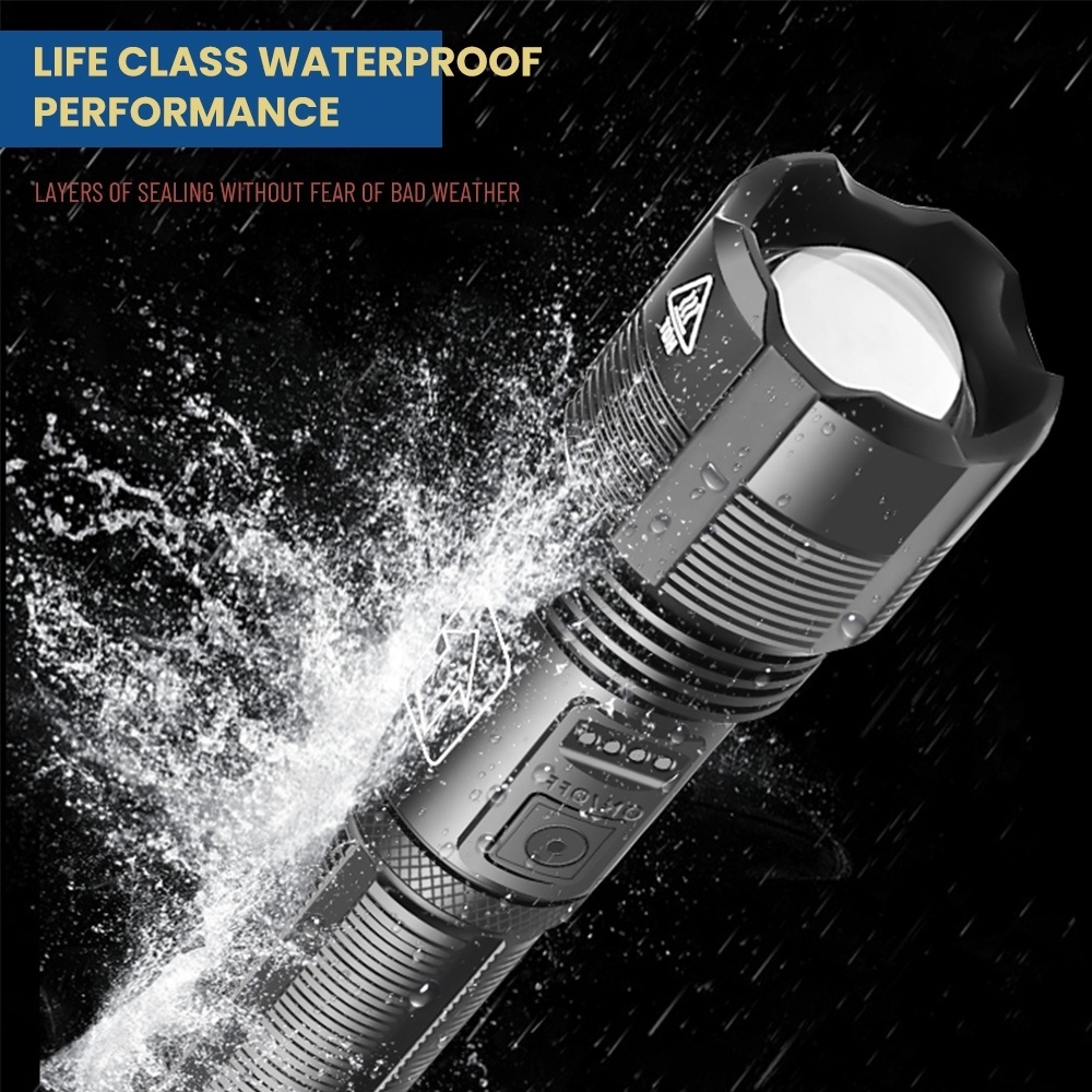 1600 XHP70 light usb rechargeable flashlights micro usb charging 1000lm torch light led flashlights aluminum 5modes flash to