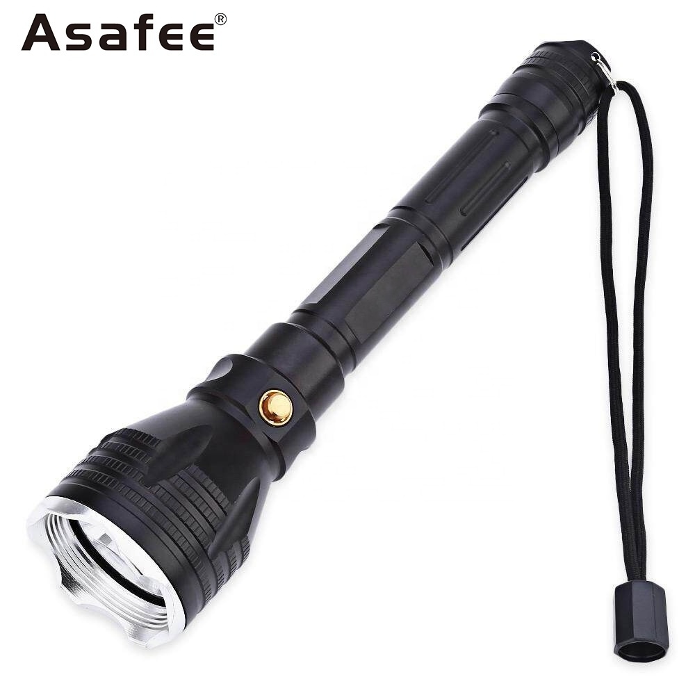 Super bright focus spearfishing flashlight 1200Lumen Underwater 100m rechargeable L2 led diving dive waterproof flashlight lamp