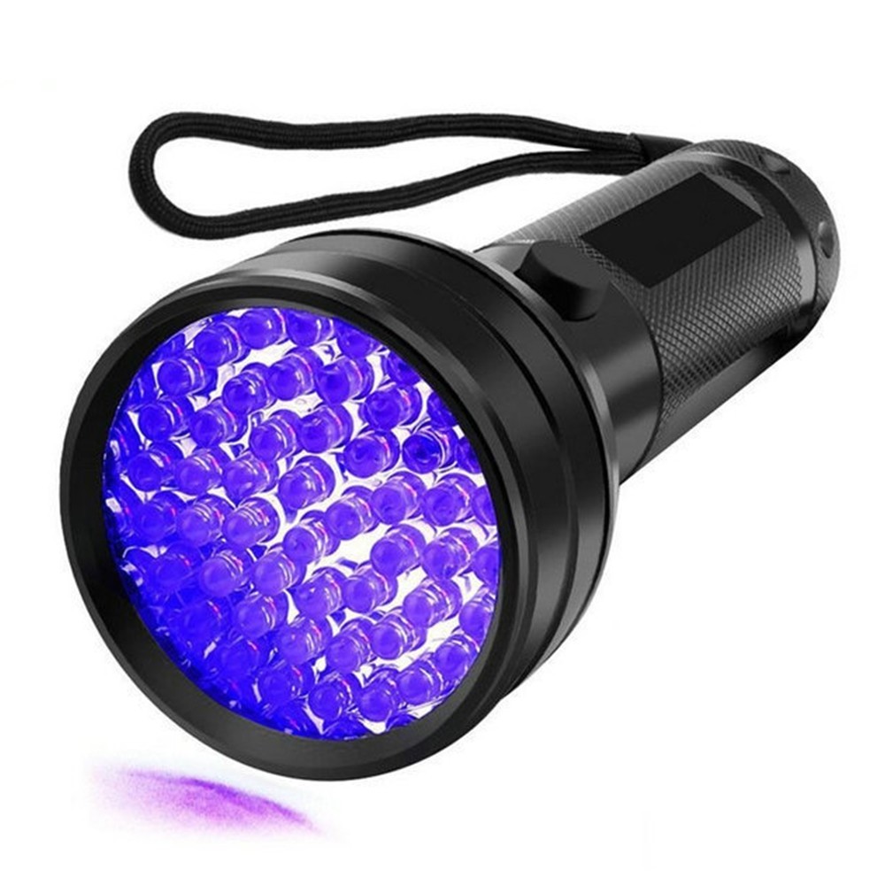 51UV LED Light 395 400nm UV Flashlight ultraviolet Cat Dog pet urine Money Leakage Scorpion Detection Torch AA battery