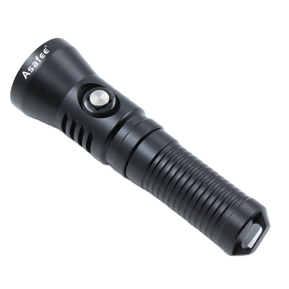 Asafee DT11 XPL Led Dive light 1200Lumens 3 modes  Aluminum alloy Scuba lamp 21700 battery Diving Flashlight