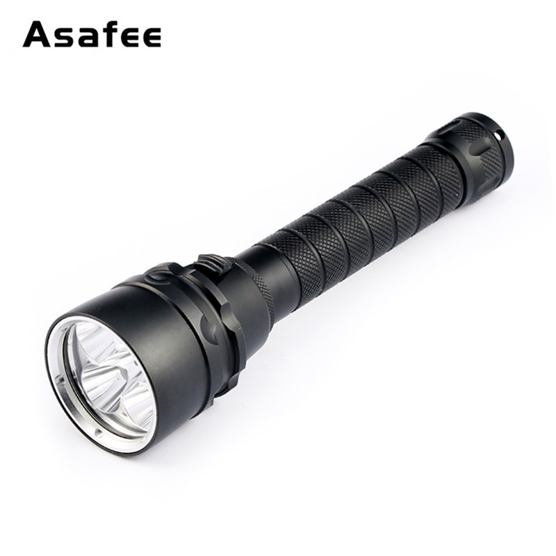 LED diving torch 5000LM 5pcs XM L2 Aluminum underwater flashlight diving light powerful night spearfishing waterproof flashlight