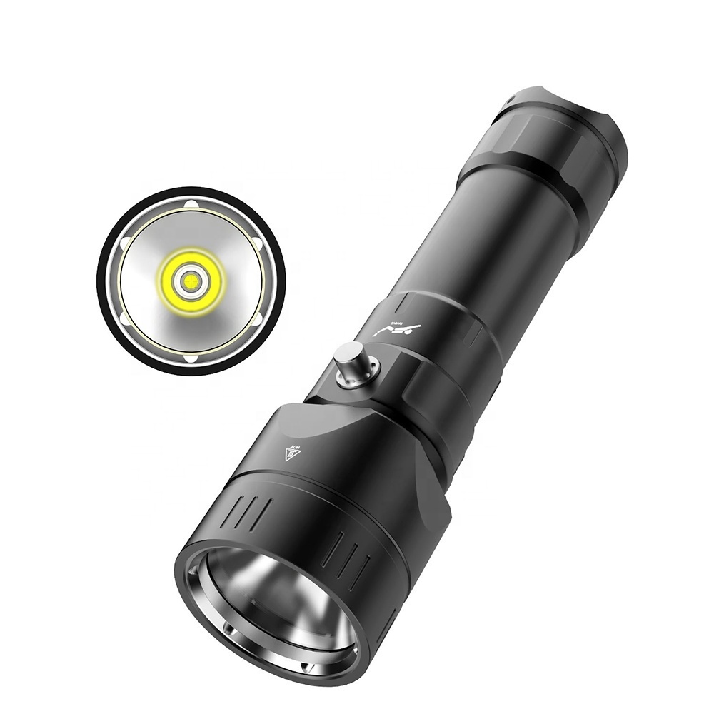 Asafee DV55 Diving Flashlight Outdoor 20W Underwater Diver Torch Light XHP50 LED 3 Modes Waterproof Flashlight Fishing Lamp