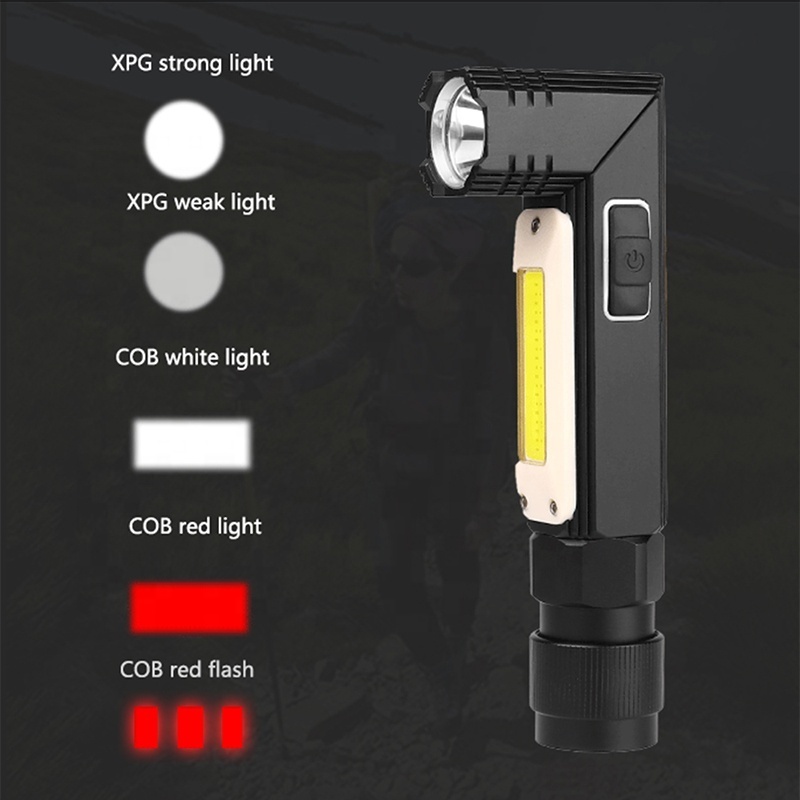 best gift hot sale magnetic Working Lights USB rechargeable mini Led Flashlight multi function cob auto repair inspection light