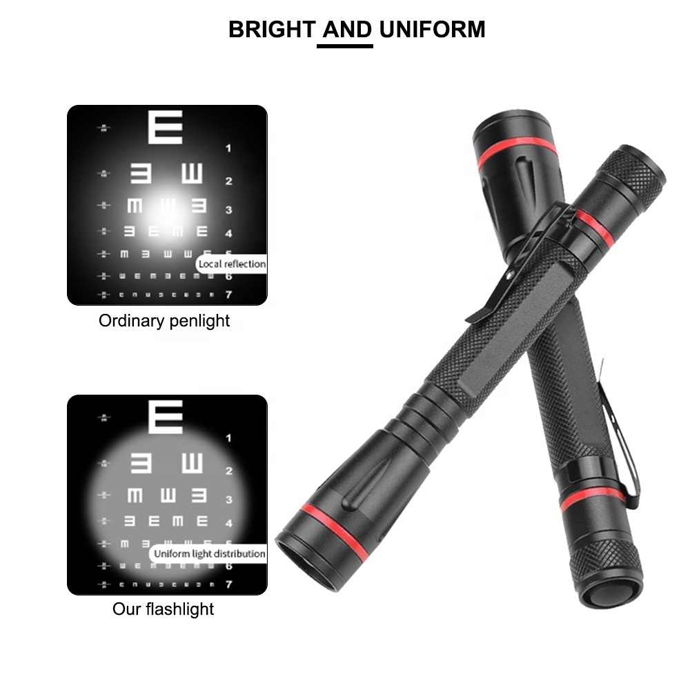 B11A fixed focus mini led flashlight XPE LED aluminum portable penlight medical pen light 200lm waterproof doctor flashlight