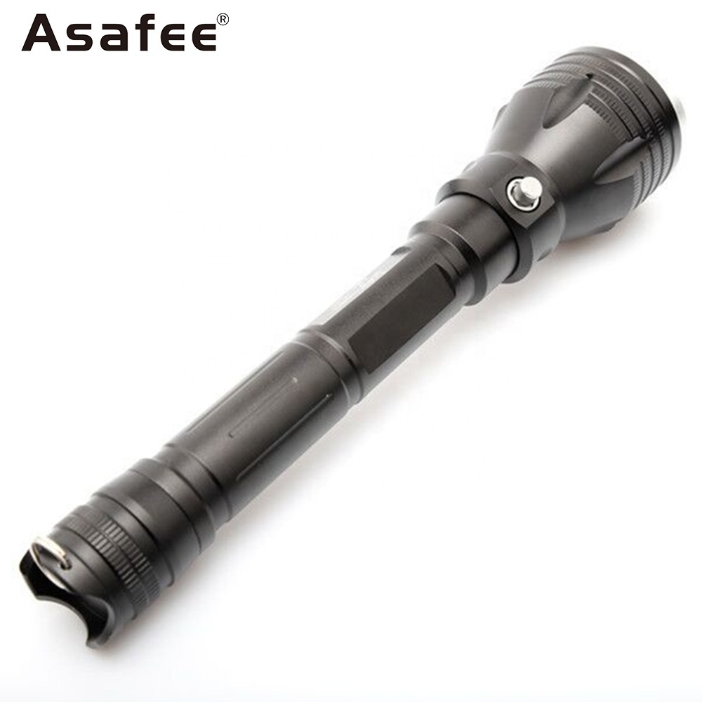 Super bright focus spearfishing flashlight 1200Lumen Underwater 100m rechargeable L2 led diving dive waterproof flashlight lamp