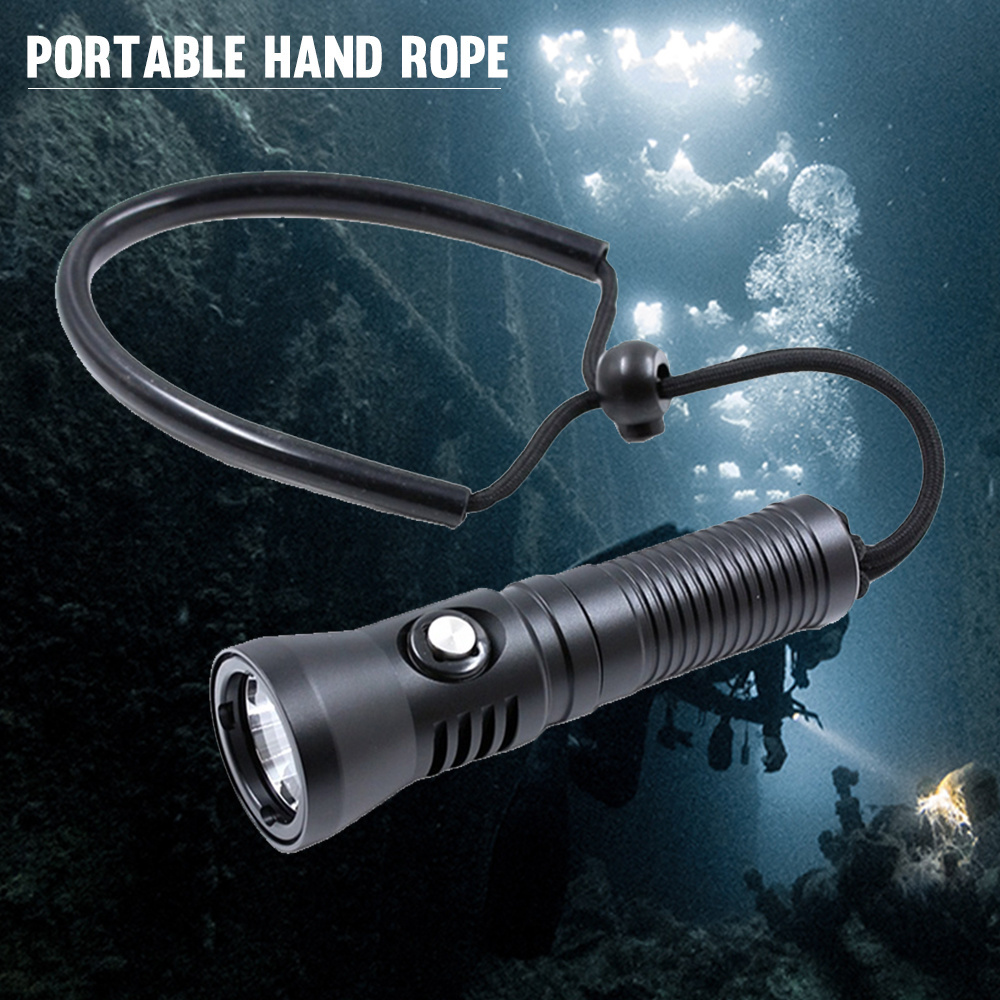 Asafee DT11 XPL Led Dive light 1200Lumens 3 modes  Aluminum alloy Scuba lamp 21700 battery Diving Flashlight