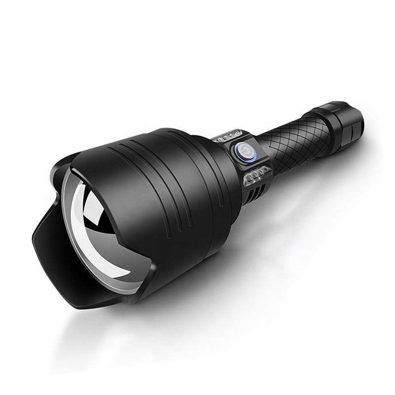 New Multifunction rechargeable Zoom P10 LED  Flashlight 4Modes 500m Long Distance Torchlight