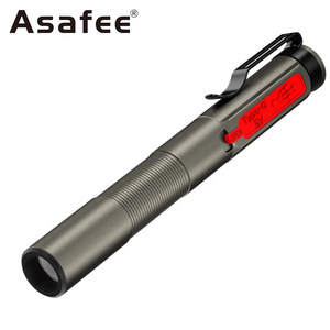 Best Quality Aluminium Pen Light Doctors Nurses Medical Penlight White Yellow 2 in 1 Rechargeable Medical Pen Torch Lamp