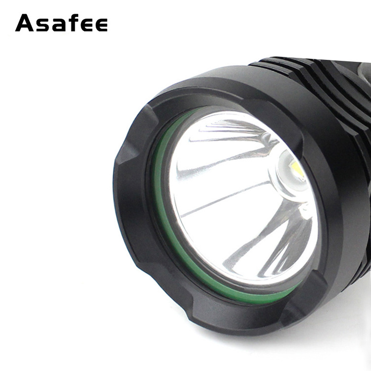 Asafee XM L2 1000 Lumens Rechargeable LED Flashlight Torch 18650 26650 Waterproof Scuba Diving Lantern