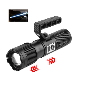 High Power LED Flashlight 30W White laser LED+ COB Torch USB Rechargeable Zoom Lantern Built-in 8000mAh Torch light