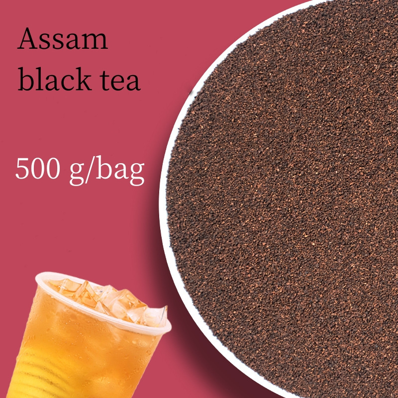 1 kg 2 bags 500 g bag Assam black tea CTC Chinese traditional famous Black Tea Leaves Assam for Milk Tea Raw Material Leaf Soup