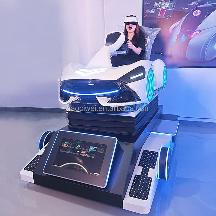 Car Racing 9D VR Game Theme Park Ride Racing Single Player VR Game Console