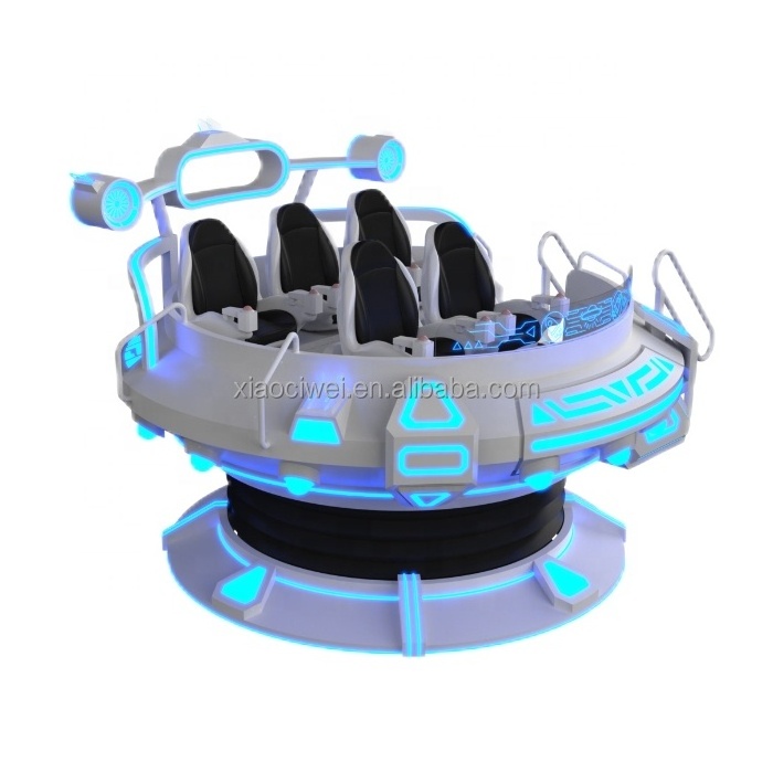 5 Seats VR Ship 360 Degree Rotating Chair 9D Virtual Reality Simulator VR Machine VR UFO