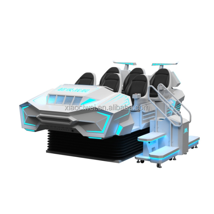 9D Electric VR Cinema 6 Seats 9d Space Ship Virtual Reality 4D 8D 9D Simulation Ride