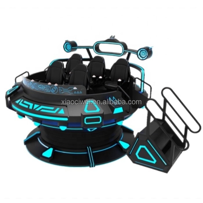 5 Seats VR Ship 360 Degree Rotating Chair 9D Virtual Reality Simulator VR Machine VR UFO