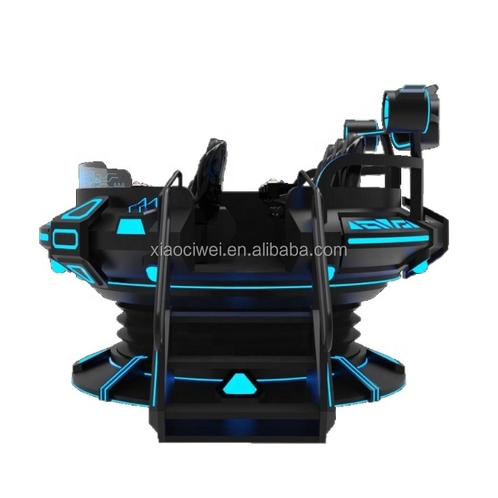 5 Seats VR Ship 360 Degree Rotating Chair 9D Virtual Reality Simulator VR Machine VR UFO