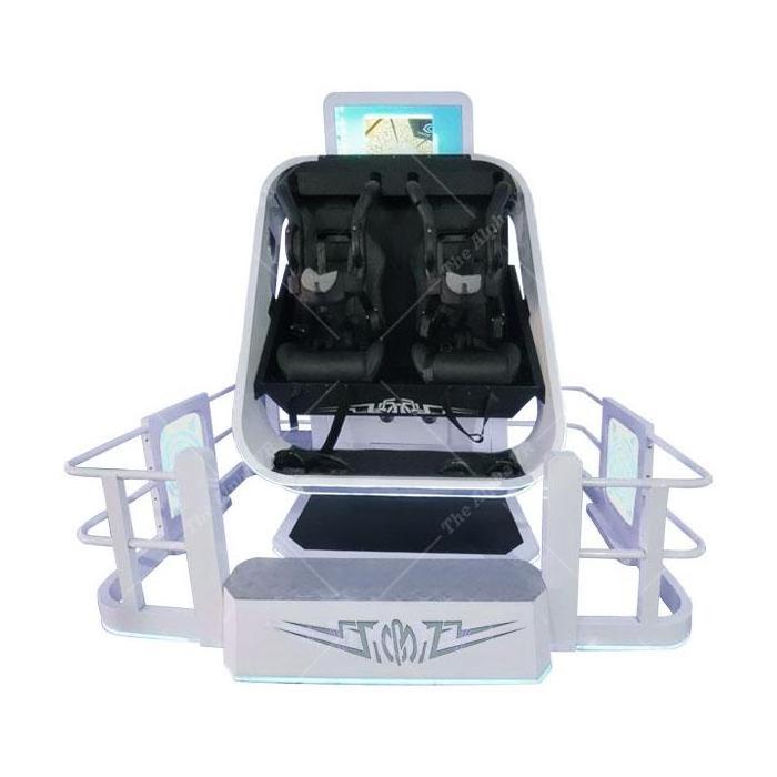 9D VR Chair 360 Degree VR Roller Coaster Amusement Machine 2 Seats VR 360 Flight Simulator