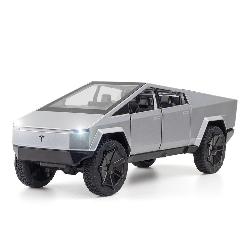 Tesla cybertruck model car cybertruck toy car for kids with light and sound