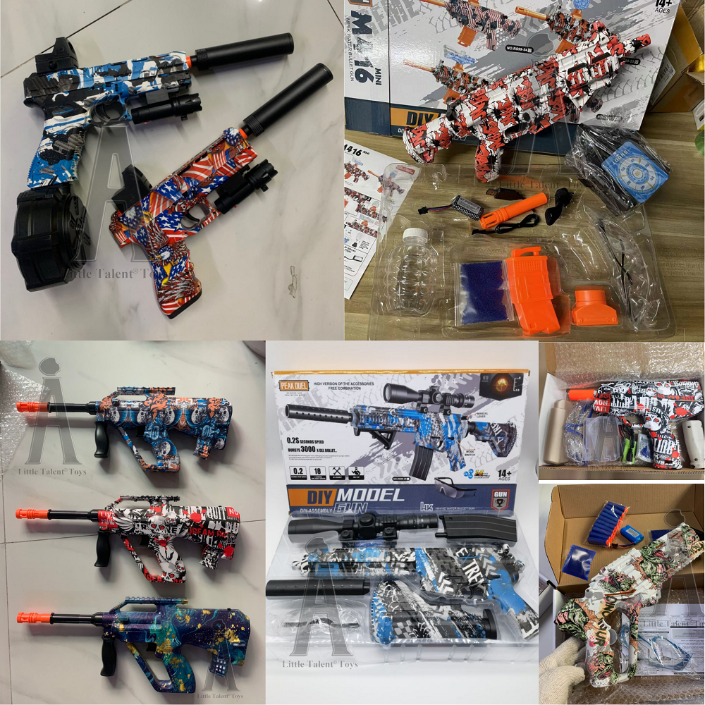 Pistola De Bolas De Gel Juguetes Gel Gun Blasters Splatter Ball Gun Automatic Electric Gel Splatball Splat Blaster Orbeezing Gun