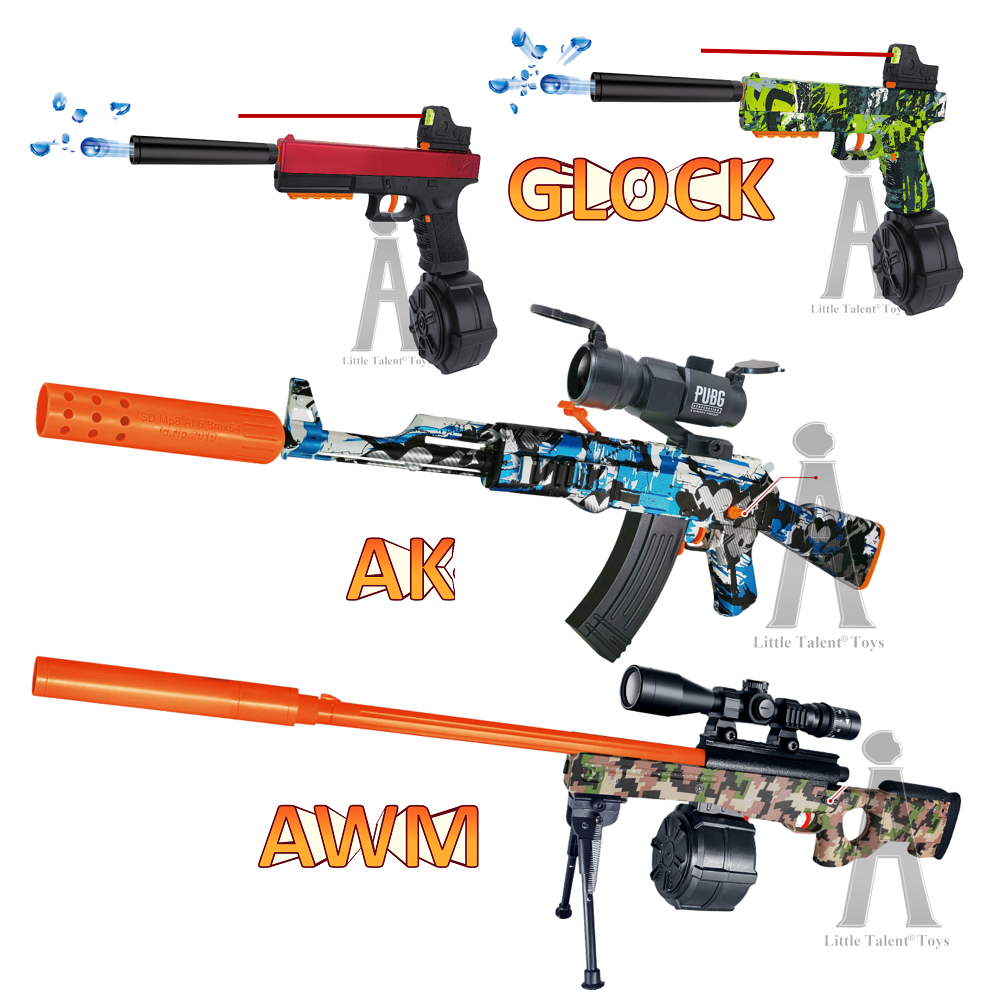 Tiktok Made Me Buy It Nerfing Gun Gell Gel Ball Blaster P90 M416 GelBlaster Gel Fire Blast Splatter Ball Gun Blaster Orbeez Gun