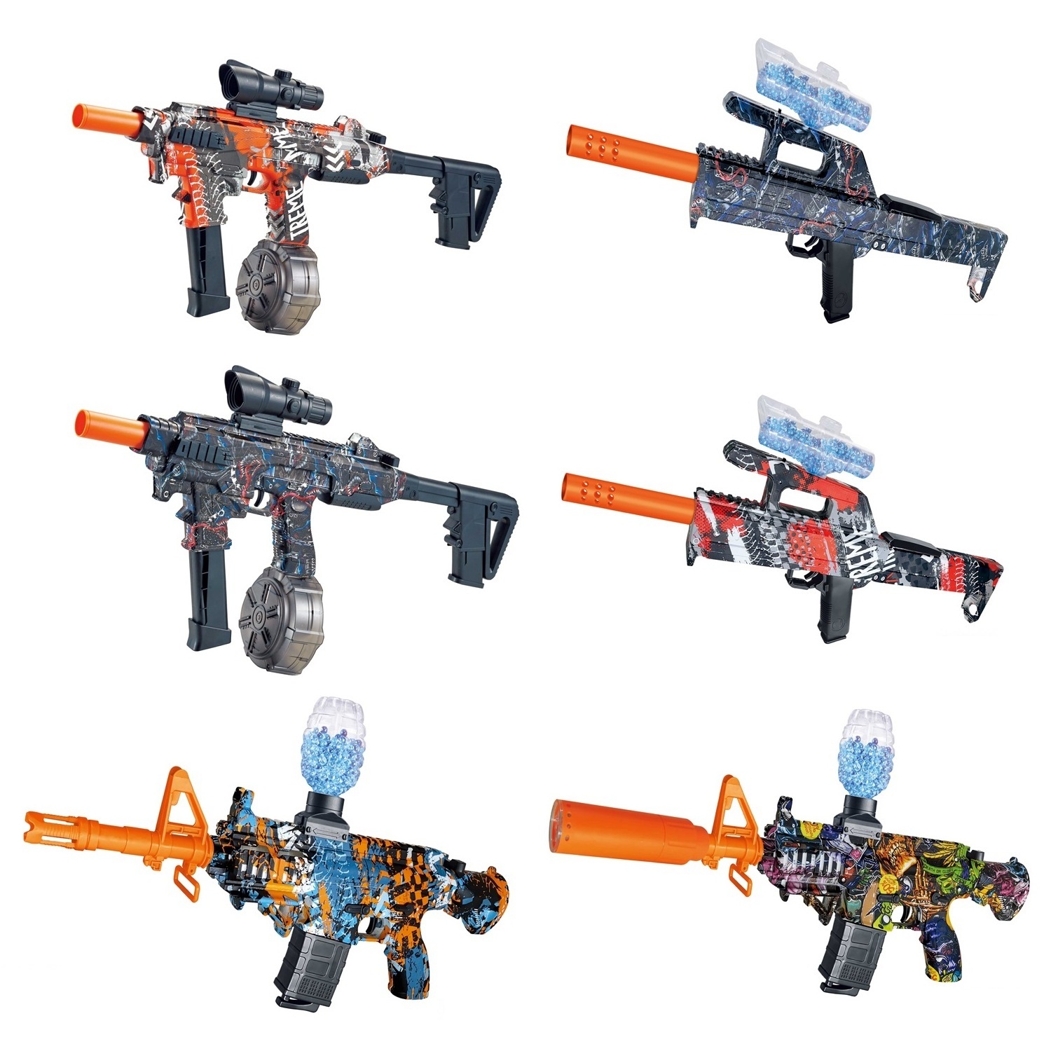 Pistolas de hidrogeno hydrogel guns automatic electrictoy gun AK orbeezing gun for kids and adult