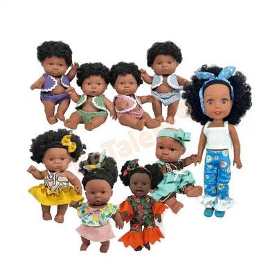 Poupee pour enfants poupee africain black doll 18 inch afro doll 20/30/48 CM black barbi black dolls african american 18 inch