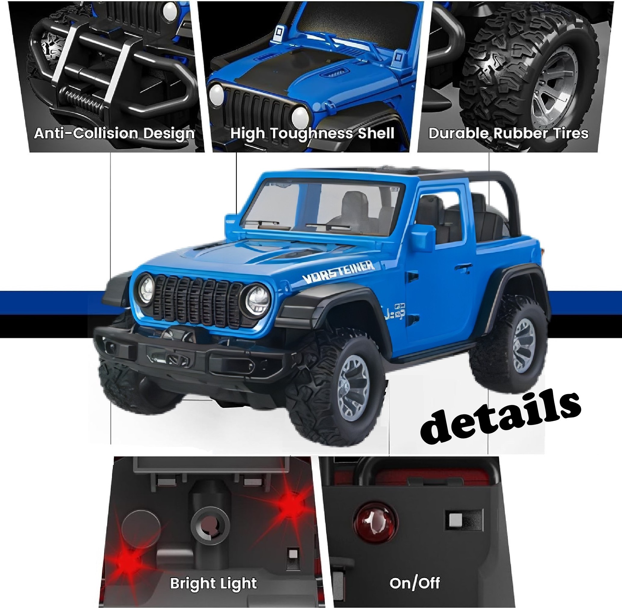 1:16 rc jeep wrangler remote control car rc jeep off road