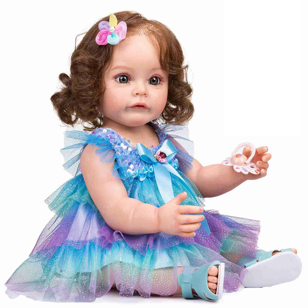 21.65 Inch (55cm) Muneca reborn dolls bebe reborn completo de silicon renacidas realistic silicone reborn baby boy dolls