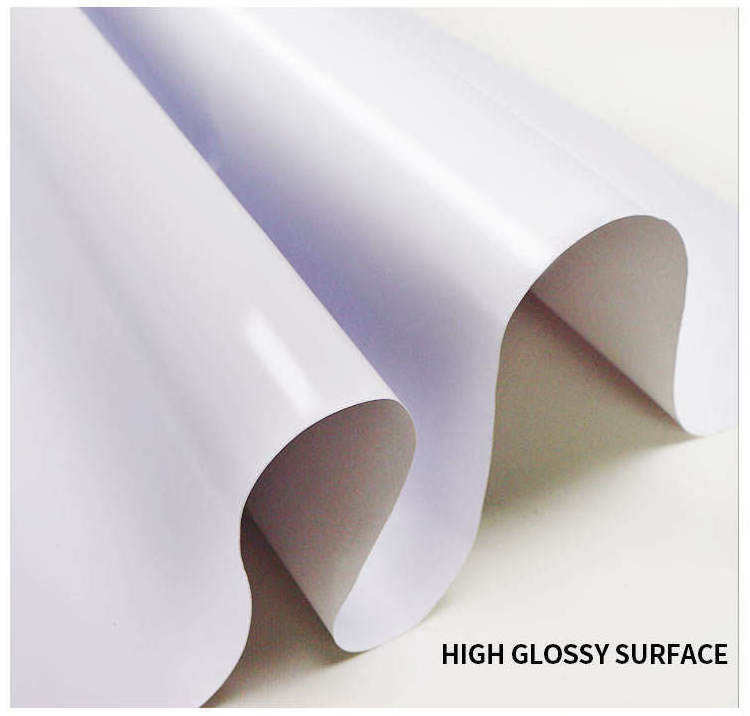 Latest hot sale glossy matte thick clear printable inkjet waterproof pvc self adhesive self adhesive vinyl