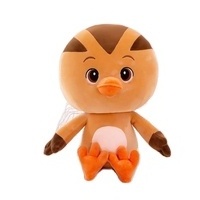 Animal doll series soft cute plush toys cute chick lying pillow for birthday gifts wholesale